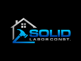 Solid Labor Const.  logo design by done