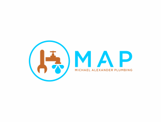 MAP Michael Alexander Plumbing logo design by checx