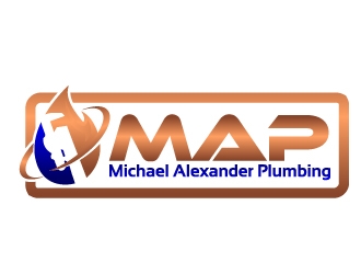 MAP Michael Alexander Plumbing logo design by jaize