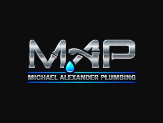 MAP Michael Alexander Plumbing logo design by Krafty