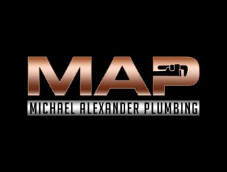 MAP Michael Alexander Plumbing logo design by kunejo