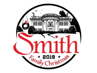 Smith Family Christmas 2019 logo design by DreamLogoDesign
