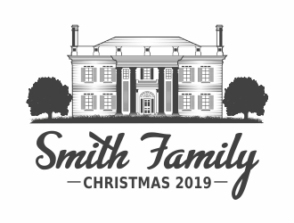 Smith Family Christmas 2019 logo design by Mardhi