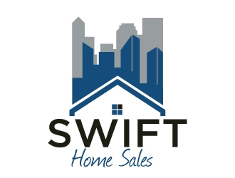 Swift Home Sales logo design by MonkDesign