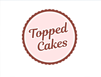Topped Cakes logo design by Aldabu