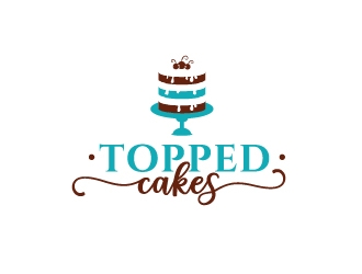Topped Cakes logo design by Lovoos