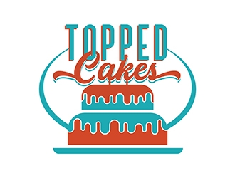 Topped Cakes logo design by rudolphroos