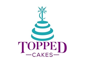 Topped Cakes logo design by SteveQ