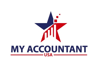 My Accountant USA logo design by Foxcody