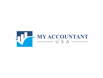 My Accountant USA logo design by bombers