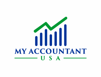My Accountant USA logo design by bombers