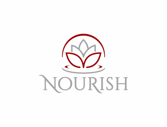Nourish logo design by checx
