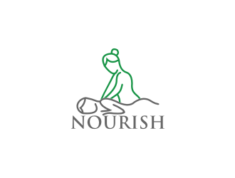 Nourish logo design by logitec