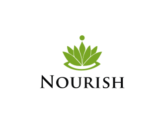 Nourish logo design by mbamboex