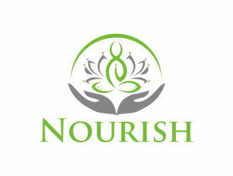 Nourish logo design by luckyprasetyo