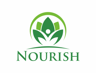 Nourish logo design by luckyprasetyo