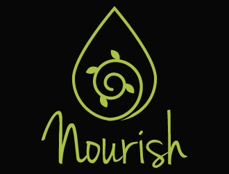 Nourish logo design by MonkDesign