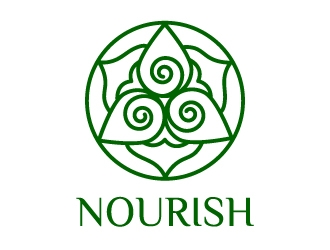 Nourish logo design by MonkDesign