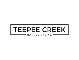 Teepee Creek Barrel Racing  logo design by p0peye