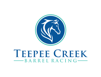 Teepee Creek Barrel Racing  logo design by nurul_rizkon