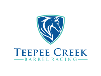 Teepee Creek Barrel Racing  logo design by nurul_rizkon