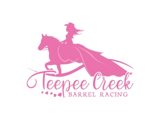 Teepee Creek Barrel Racing  logo design by iamjason