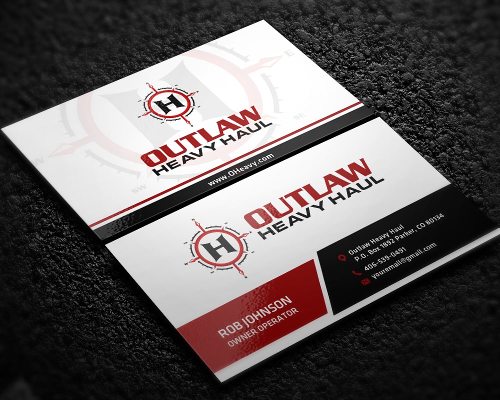 Outlaw Heavy Haul logo design by scriotx