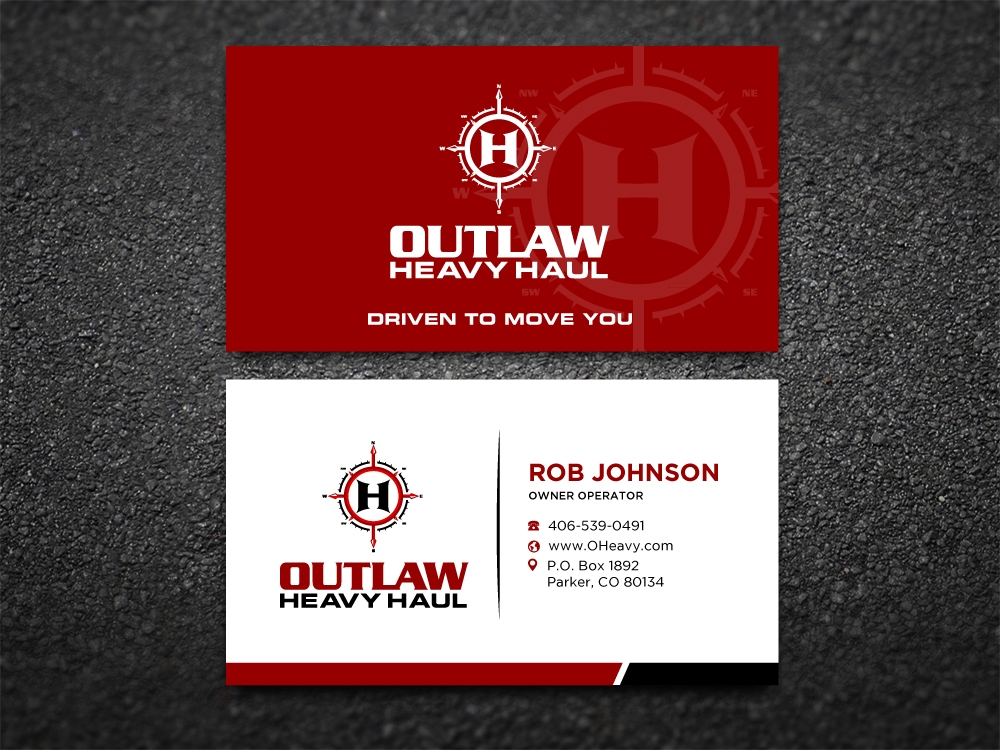 Outlaw Heavy Haul logo design by labo