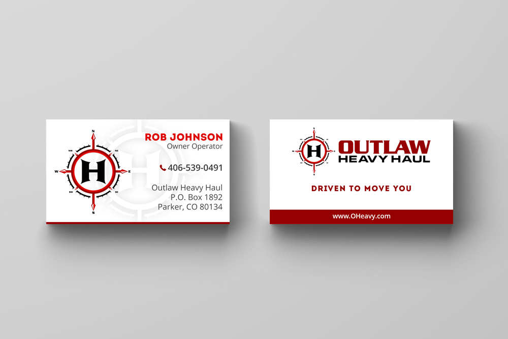 Outlaw Heavy Haul logo design by ProfessionalRoy