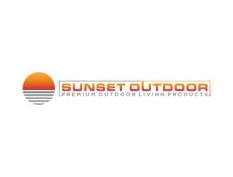 Sunset Outdoor logo design by BlessedArt