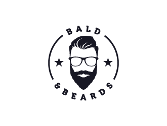 Bald & Beards logo design by pencilhand