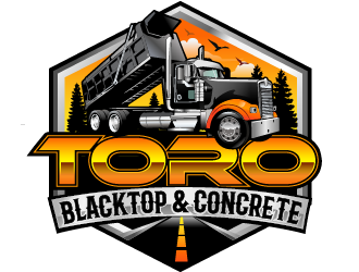 Toro Blacktop & Concrete logo design by THOR_