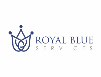 Royal Blue Services logo design by up2date