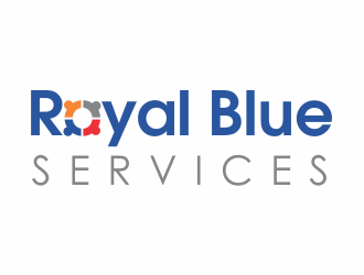 Royal Blue Services logo design by up2date