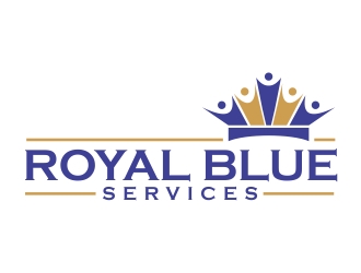 Royal Blue Services logo design by cikiyunn