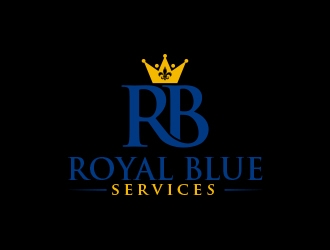 Royal Blue Services logo design by MarkindDesign