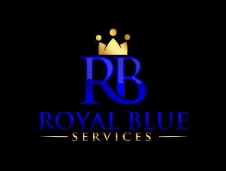Royal Blue Services logo design by MarkindDesign