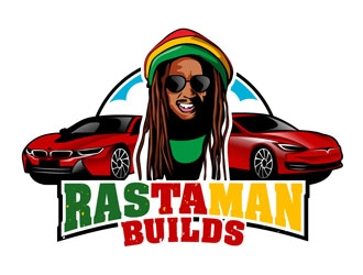 Rastaman Builds logo design by DreamLogoDesign