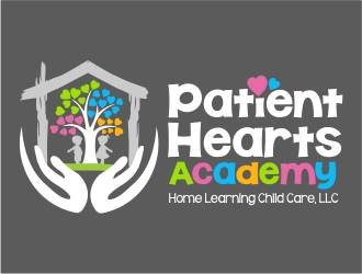 Patient Hearts Academy- Home Learning Child Care, LLC logo design by nikkiblue