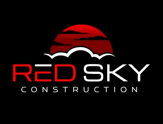Red Sky Construction  logo design by jaize