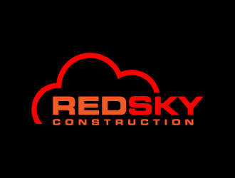 Red Sky Construction  logo design by denfransko