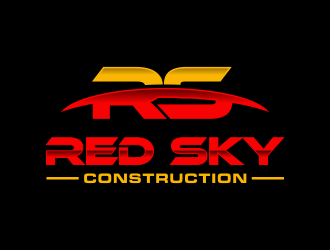 Red Sky Construction  logo design by done