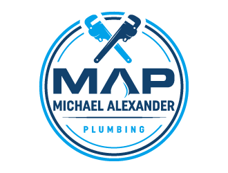 MAP Michael Alexander Plumbing logo design by akilis13
