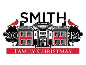Smith Family Christmas 2019 logo design by iamjason