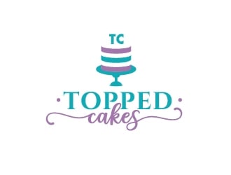 Topped Cakes logo design by Lovoos