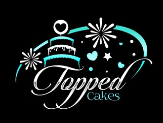 Topped Cakes logo design by DreamLogoDesign