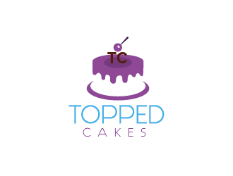 Topped Cakes logo design by czars
