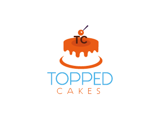 Topped Cakes logo design by czars