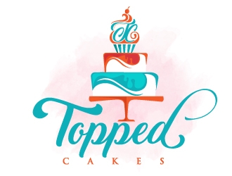 Topped Cakes logo design by dorijo