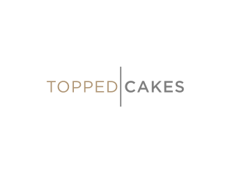 Topped Cakes logo design by Artomoro